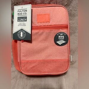 Insulated Toiletry Bag - Coral Pink